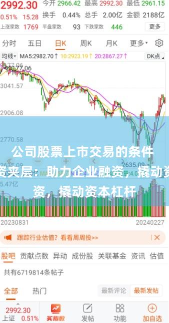 公司股票上市交易的条件 股票配资夹层：助力企业融资，撬动资本杠杆