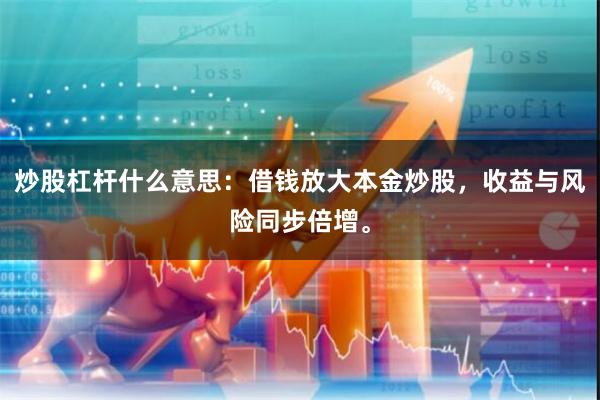 炒股杠杆什么意思：借钱放大本金炒股，收益与风险同步倍增。